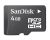 SanDisk 4GB Micro SDHC Card - Record More Video On The Go, Even In Full HD - BlackNo Adapter
