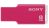 Sony 8GB Micro Vault Tiny Flash Drive - Bright LED Indicator To Indicate When The USB Drive Is In Use, Compact, Flat & Stylish Design, USB2.0 - Pink