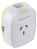 Belkin Conserve Socket - Save Energy With Timed Power - White, Green
