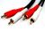 Comsol 2x RCA Male to 2x RCA Male Audio Cable - 3M