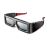View_Sonic 3D Active Shutter Glasses - Waterproof Protected Against Water, Dust Proof Dust Protected - Black