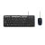 Belkin Essential Combo C300 - BlackHigh Performance, Multimedia Hotkeys For Instant Access To Frequently Used Media Controls, 3 Button For Easier Control, 800DPI, USB, PS/2