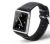iWatchz Carbon Wrist Band - To Suit iPod Nano - Black Leather/Silver