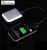 Just_Mobile PP-168SB Portable USB Power Pack - To Suit iPod, iPhone, iPad, iPad 2 - 4400mAh - Black/Silver