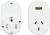Jackson International Travel Adapter with USB Outlet Europe, Bali & More - For Australian & New Zealand Travellers Going Overseas - To Suit iPad, iPad 2, iPhone 3GS/4/4S, iPod Touch 4 - White