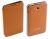 Samsung Leather Flip Cover - To Suit Samsung Galaxy Note - Orange