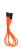 BitFenix Power Cable - 4-Pin PWM Fan Extension Cable - 30cm, Orange