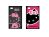 Sakar Hello Kitty Rubber Textured Case - To Suit iPhone 4/4S - Black/Pink