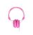 Laser AO-HEADKM-PK Headphones Stereo Kids Friendly - With Microphone - PinkHigh Quality Sound, Volume Protection To Avoid Ear Strain, Universal 3.5mm Plug, Padded Ear Cushions, Comfort Wearing