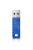SanDisk 8GB Cruzer Facet Flash Drive - Password Protection & 128-bit AES Encryption, Faceted, Textured Design With Stainless Steel Casing, USB2.0 - Blue Label
