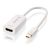 Alogic MDP-HDMI-AIC Mini-DisplayPort To HDMI Adapter - Male To Female - White - 15cm