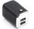 iWALK Dolphin Wall Dual USB Travel Charger - To Suit iPhone, iPod, iPad - Black