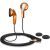 Sennheiser MX365 Earphones - OrangeHigh Quality Sound, Powerful Bass-Driven Stereo Sound, 1.2M Symmetric Cable With 3.5mm Angled Plug, Comfort Wearing