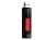 Transcend 128GB JetFlash 760 Drive - Capless Design with Sliding USB Connector, USB3.0 - Black/Red