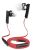 8WARE 8WD-8311-RD Stylish In-Ear Headphones with One-Button - RedHigh-Definition In-Ear Headphone, Microphone Built Into Media Control, Sound Isolating Ear Tip, Comfort Wearing