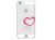 White_Diamonds Heart Case - To Suit iPhone 5 (The New iPhone) - Crystal