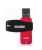 Imation 64GB Nano Pro Flash Drive - 360 Degree Rotating, Never-Lose Swivel Cap, USB2.0 - Black/Red