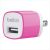 Belkin 1x1A Micro Wall Charger - Pink