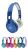 SMS_Audio STREET by 50 Wired On-Ear Headphones - Limited Edition - BlueHigh Quality, Professionally Tuned 40mm Driver, Enhanced Bass, Passive Noise Cancellation, High-End Styling, Comfort Wearing