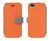Anymode Diary Case Denim Pattern - To Suit iPhone 5 (The New iPhone) - Orange/Gray