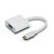 Astrotek Micro HDMI to VGA Cable 15cm - Micro D Male to VGA Female White RoHS