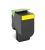 Lexmark 70C80Y0 #708Y Return Program Toner Cartridge - Yellow, 1,000 Pages - For Lexmark CS310n, CS510de, CS410dn, CS310dn Printers