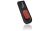 A-Data 16GB C008 Capless Sliding Flash Drive - USB2.0 - Black/Red