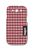Merc Hardshell Printed Case - Check - To Suit Samsung Galaxy S III - Red