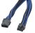 BitFenix BFA-MSC-8PEG45BKK-RP Sleeved 8-Pin VGA Card Power Extension - Blue/Black - 0.45M