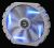 BitFenix Spectre Pro Series Case Fan - 230x200x30mm Fan, 900rpm, 156.27CFM, 25.6dBA - White Layer, Blue LED