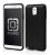 Incipio DualPro Shine Dual Protection with Aluminum Finish - To Suit Samsung Galaxy Note 3 - Black/Black