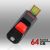 SanDisk 64GB Cruzer Edge CZ51 Flash Drive - USB2.0 - Black/Red