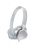 Creative Hitz MA2300 On-Ear Premium Headset - White/SilverHigh Quality Audio, 30mm Neodymium Drivers, In-Line Microphone Delivers Crisp Conversations During Calls, Tangle-Free, Comfort Wearing