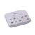 Laser 10 USB Port Charging Station - White