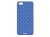 Merc Hardshell Printed Case Flowerdot - To Suit iPhone 5/5S - Blue
