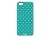 Merc Hardshell Printed Case Flowerdot - To Suit iPhone 5/5S - Aqua