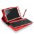 Mbeat Bluetooth Keyboard and Folio Kit - For iPad Mini - Red