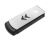 Corsair 128GB Flash Voyager LS Flash Drive - Premium Retracting Design, USB3.0 - Brushed Metal (Iron Grey)
