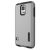 Incipio DualPro Shine Dual Protection with Aluminum Finish - To Suit Samsung Galaxy S5 - Silver/Black