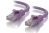 Alogic C5-03-Purple CAT5e Snagless Patch Cable - 3m, RJ45-RJ45 - Purple