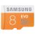 Samsung 8GB MicroSDHC UHS-I Card - EVO, Class 10, Magnetic-Proof, Waterproof, Up to 48MB/s