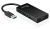 J5create JUH410 USB3.0 Multi-Adapter - VGA & 3-Port USB Hub- Black