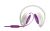 HP F6J06AA H2800 Headset - PurpleRicher Bass Tones And Crisp Treble Pitches, In-Line Microphone Controls, Adjustable And Pliable Rubber Headband, Comfort Wearing
