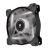 Corsair Air Series SP120 High Static Pressure Fan - 120x25mm White LED Fan, 1650rpm, 57.24CFM, 26.4dBA - Black Layer with Clear Blade & White LED Fan