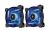 Corsair Air Series SP120 Twin Pack High Static Pressure Fan - 120x25mm Blue LED Fan, 1650rpm, 57.24CFM, 26.4dBA - Black Layer with Clear Blade & Blue LED Fan