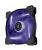 Corsair Air Series SP140 High Static Pressure Fan - 140x25mm Purple LED Fan, 1440rpm, 49.49CFM, 29.3dBA - Black Layer with Clear Blade & Purple LED Fan