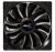 AeroCool Air Force Fan - 140x140x25mm+3mm, Fluid Dynamic Bearing, 1000+200rpm, 62.26CFM, 25.5dBA - Black Edition