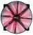 AeroCool Lightning LED Fan - 200x200x20mm, 700+10rpm, 58CFM, 16.5dBA - Red LED