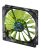 AeroCool 140mm Shark Fan - Green Edition140 x140x25mm, Fluid Dynamic Bearing, 1500RPM, 96.5CMF, 29.6dBA