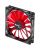 AeroCool 140mm Shark Fan - Red Black Edition140 x140x25mm, Fluid Dynamic Bearing, 1500RPM, 96.5CMF, 29.6dBA